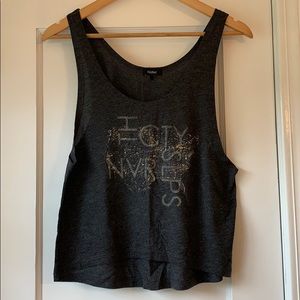 Nollie Tank Top, Small, Dark Gray